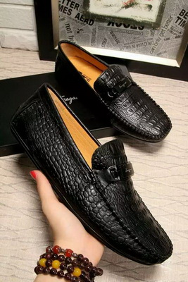 Salvatore Ferragamo Business Casual Men Shoes--067